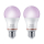 PHILIPS Smart Inteligentna Kolorowa Żarówka LED A60 E27 RGB x2 929002383641 - 1367371 - zdjęcie